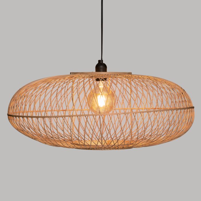 Hanglamp bamboe “Loren” naturel D60*25cm