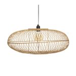 Hanglamp bamboe “Loren” naturel D60*25cm