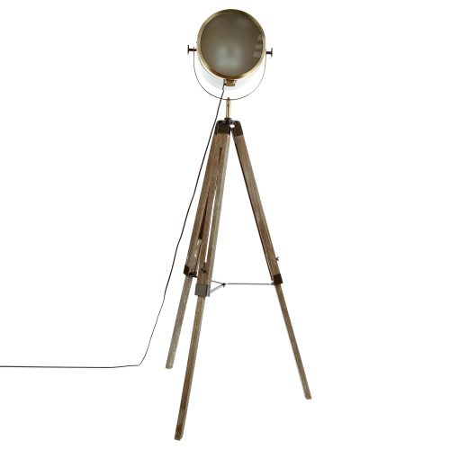 Staande lamp 3-poot "Ebor" brons H150cm