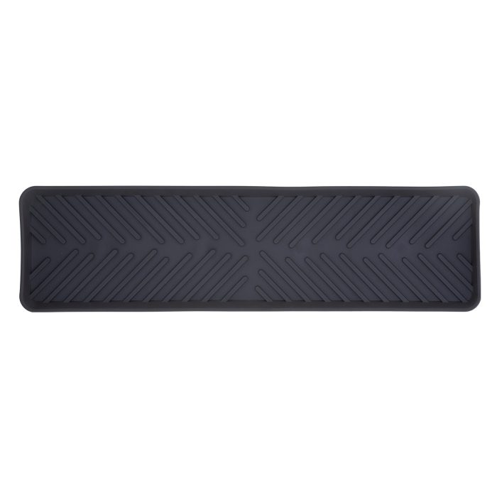 Afdruipmat antraciet rubber 40x10x13cm
