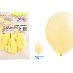 Ballonnen pastel geel 30cm 8 stuks