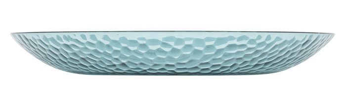 Bord kunststof blauw 27cm