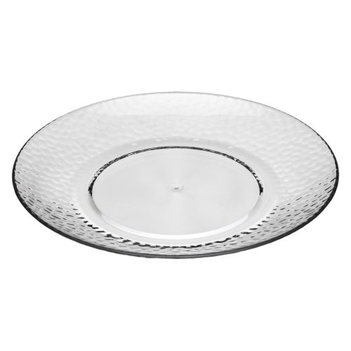 Bord kunststof transparant 20cm