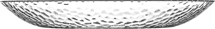 Bord kunststof transparant 20cm