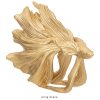 Decoratie gouden vis crowntail Jiling 12cm