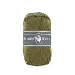 Durable breigaren katoen Coral Kakigroen 50g