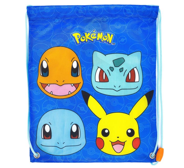 Gymtas met trekkoord polyester Pokemon