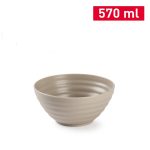 Kom kunststof taupe 570ml