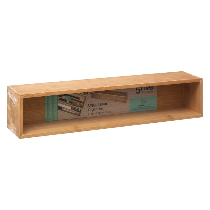 Lade bamboe bakje 38x8x7cm (Ladebakje C)