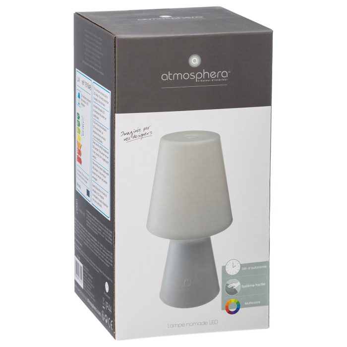 Led buiten tafellamp wit H23cm