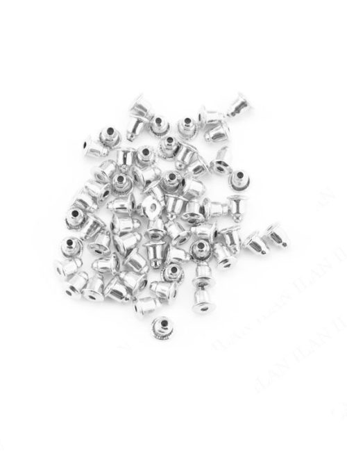 Oorbelsluitingen zilver metaal ø3,6*6mm