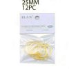 Oorringen goud D25mm 12st