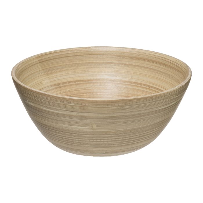 Schaal bamboe handgemaakt D25cm