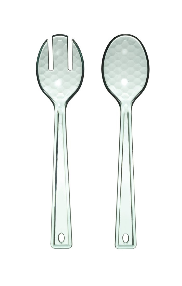 Slabestekset kunststof zeegroen 29cm
