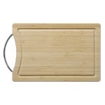 Snijplank bamboe met RVS handvat 33*20cm