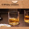 Whiskyglas laag 240ml 4-stuks