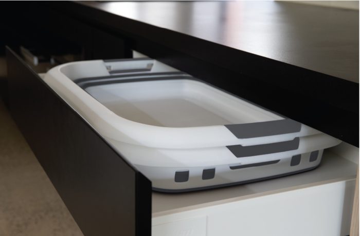 Inklapbare wasmand rechthoekig 45L