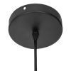 Metalen hanglamp zwart