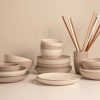 Schaal kunststof taupe D19cm