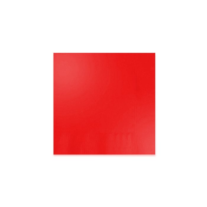 Servetten rood 33x33cm 30st