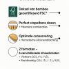 Voorraadbus luchtdicht bamboe 4,3L