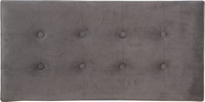 Grote poef met bergruimte antraciet 76,5*38*38cm