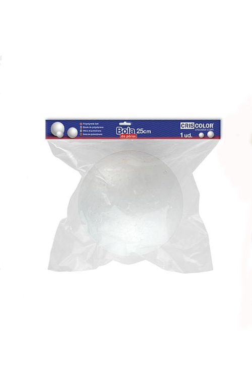 Piepschuim bal wit 25cm