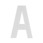Piepschuim letter A 30cm