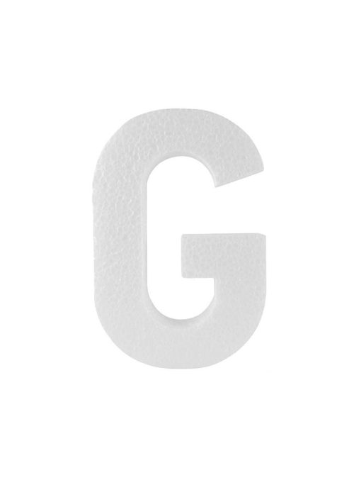 Piepschuim letter G 30cm