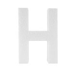 Piepschuim letter H 30cm