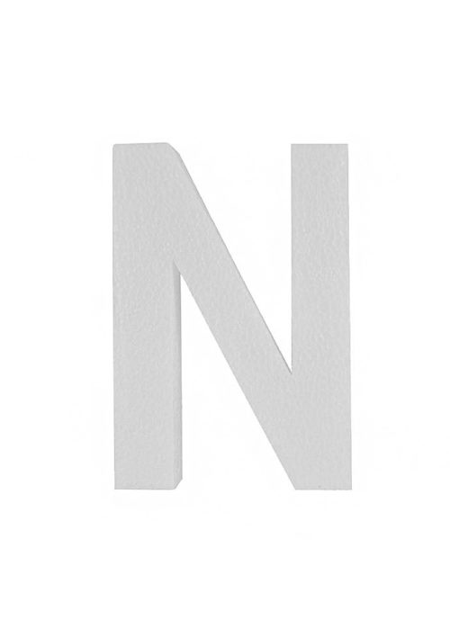 Piepschuim letter N 30cm