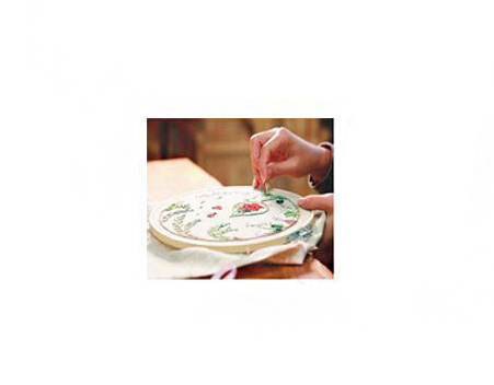 Borduurring hout D33cm