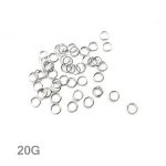 Buigringen zilver D10*1mm-c.a.150st