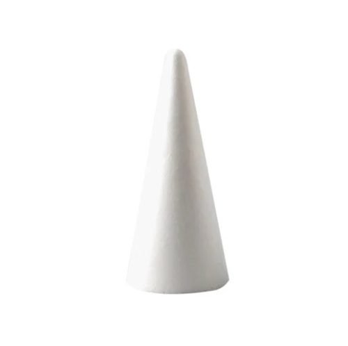 Piepschuim kegel wit D5,5*10cm/2st