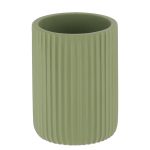 Badkamerbeker polyresin kakigroen 360ml