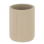 Badkamerbeker polyresin taupe 360ml