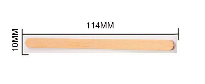 Houten knutselstokjes 114*10*2mm