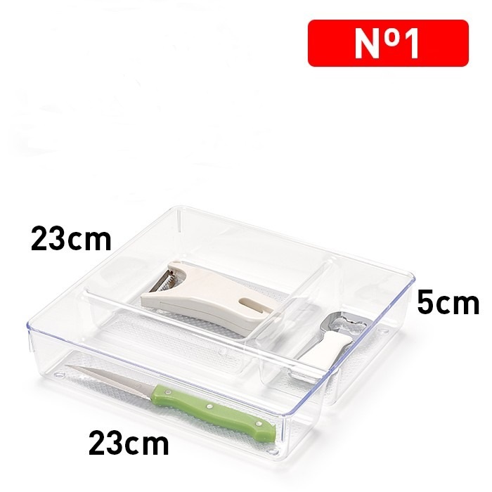 Lade organizer met verdeler 23x23x5cm