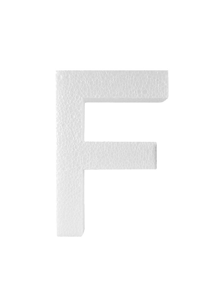 Piepschuim letter F 30cm