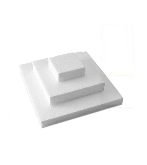 Piepschuim vierkant wit 10-20-30cm