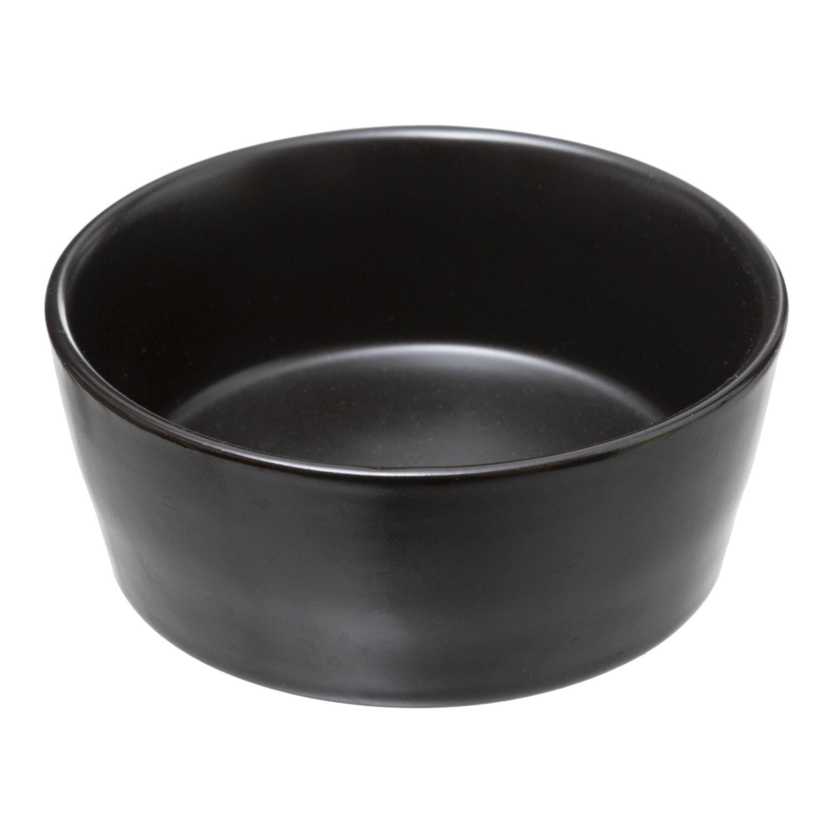 Serveerplank met schalen gres/acacia 4-delig zwart