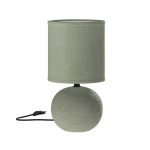 Tafellamp kakigroen 25cm