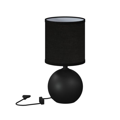 Tafellamp zwart 25cm