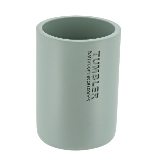 Badkamerbeker polyresin Eucalyptus-groen 330ml