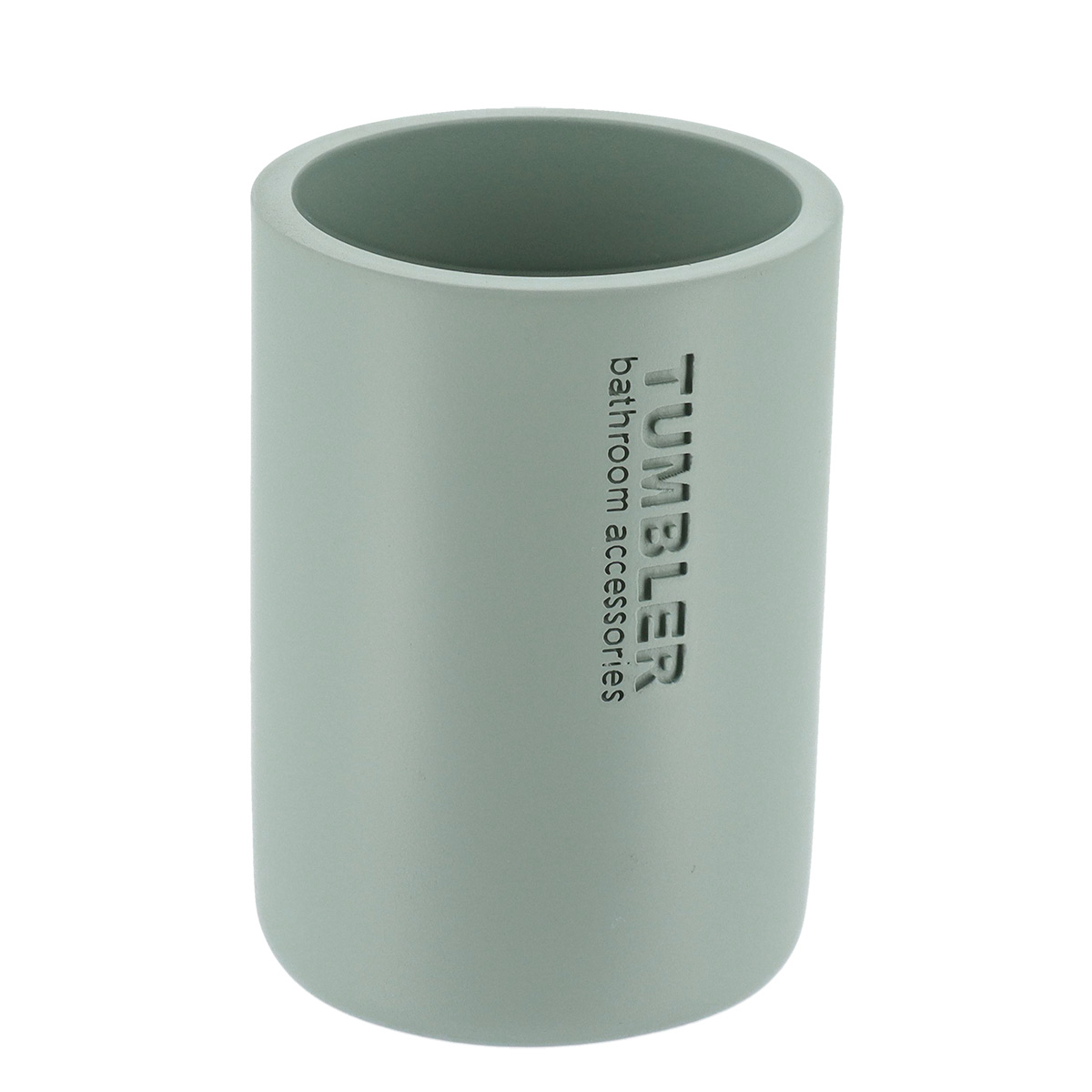 Badkamerbeker polyresin Eucalyptus-groen 330ml