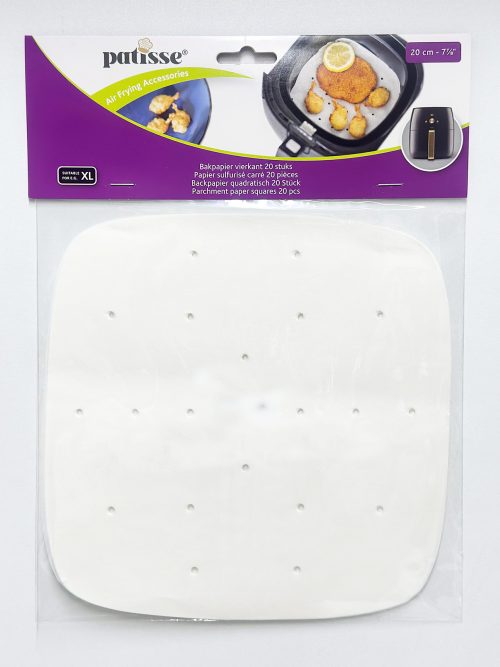 Bakpapier airfryer 20x20cm 20st