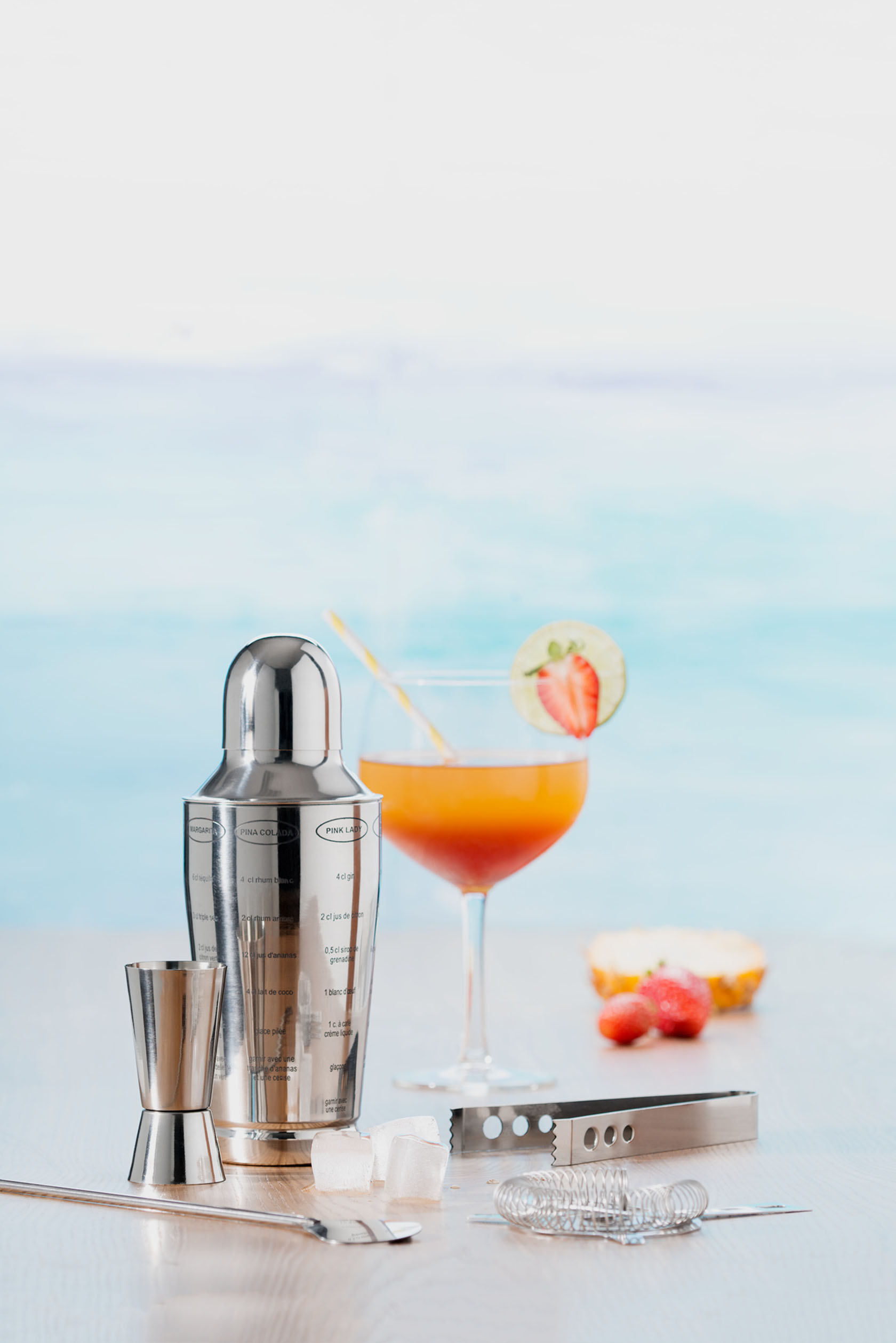 Cocktailset RVS 5-delig 600ml