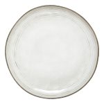 Dinerbord aardewerk lichtgrijs D26cm