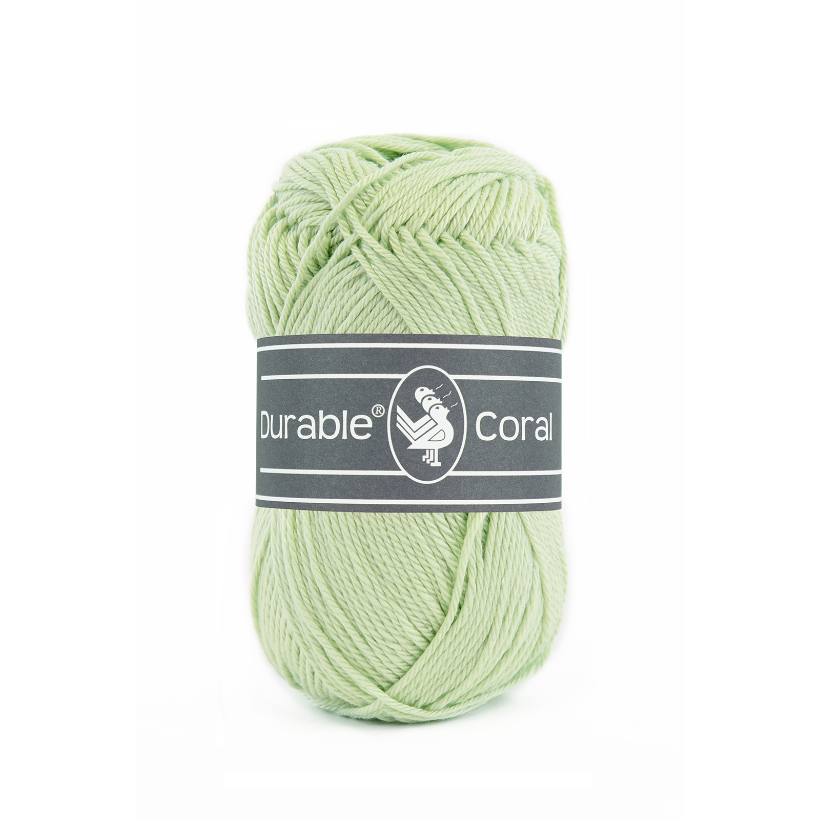 Durable breigaren katoen Coral Lichtgroen 50g