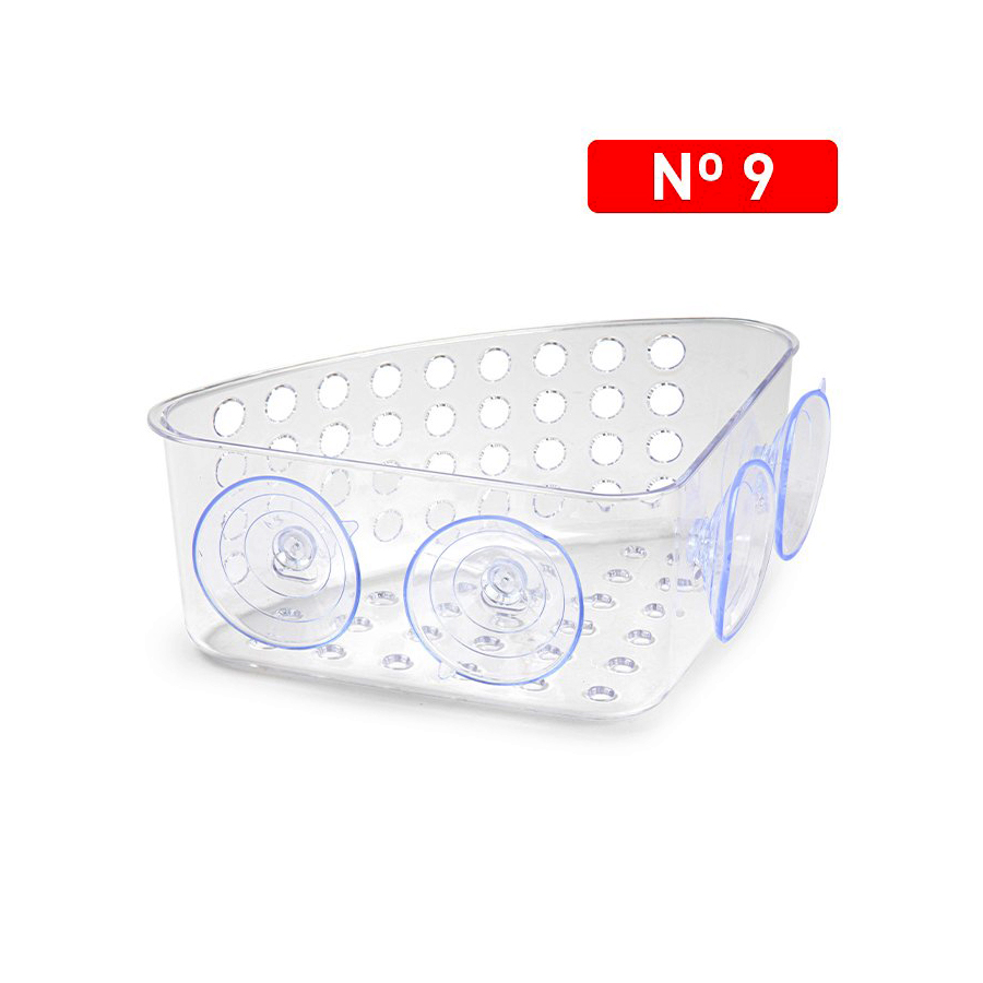 Hoek badkamerrek 24x16,2x8,3cm